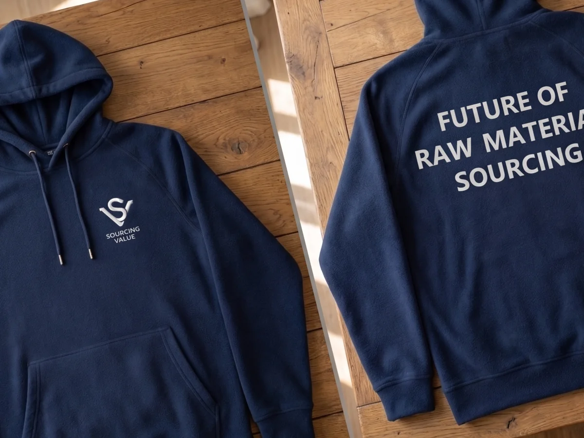 Şirket sweatshirtü göğüs nakış uygulaması