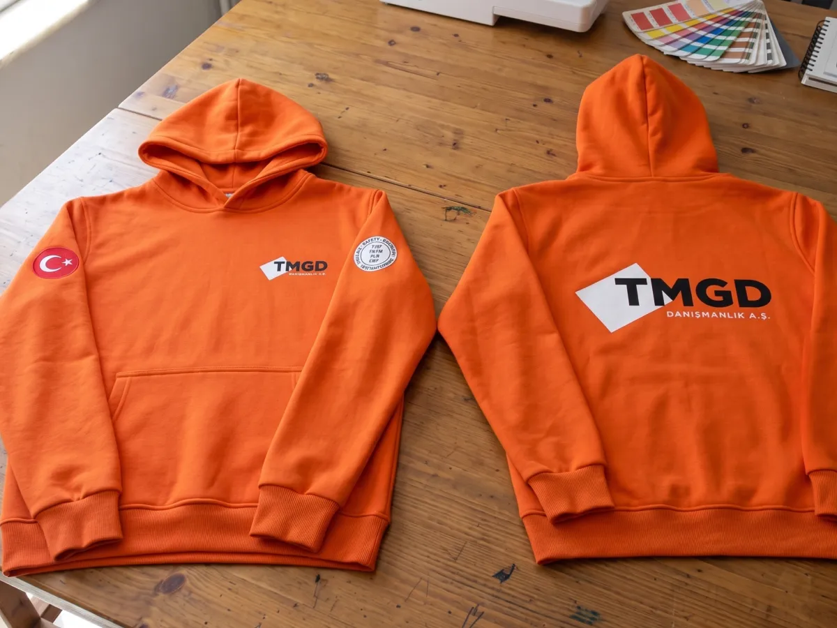 TMGD Danışmanlık Kurumsal Hoodie Projesi